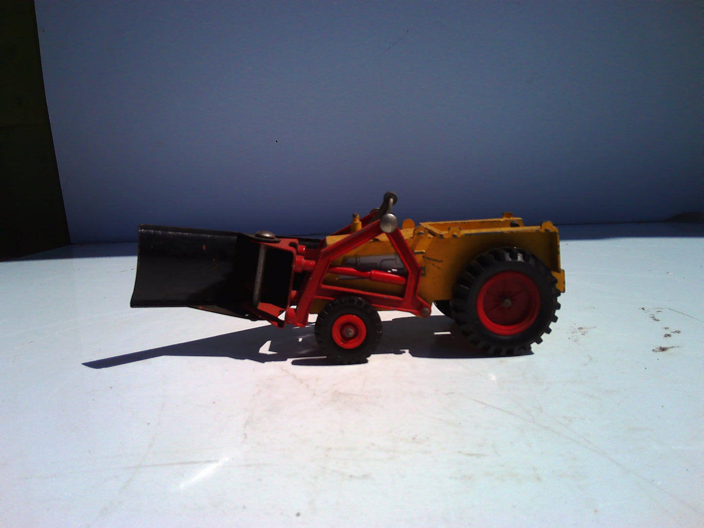 Vintage Die Cast Tri-Ang plough toy