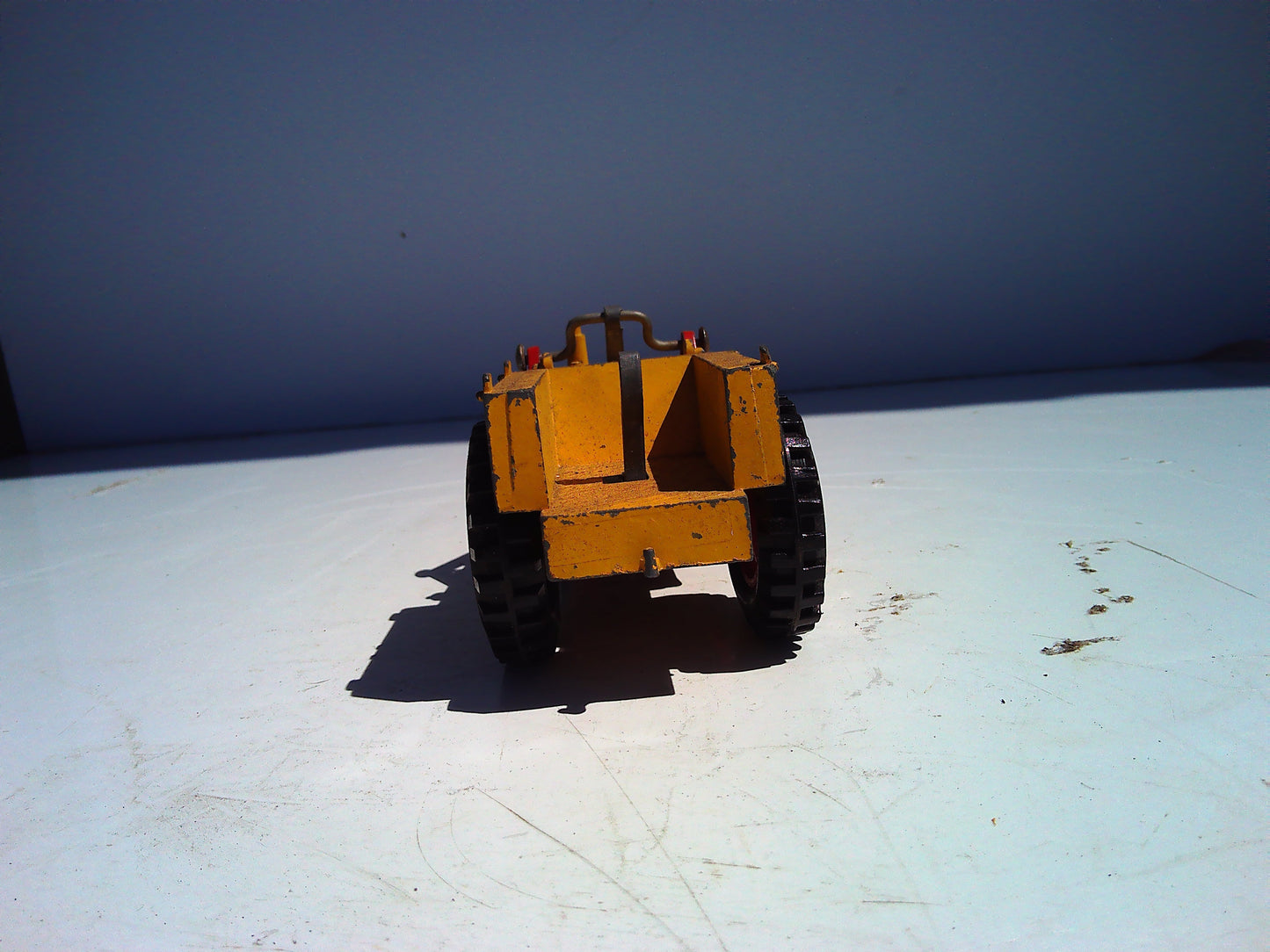Vintage Die Cast Tri-Ang plough toy