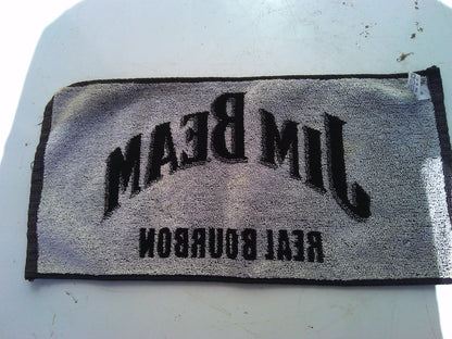 Genuine Jim Bean Real Bourbon flannel/ bar mat