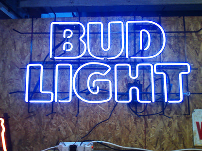 Bud Light large neon light