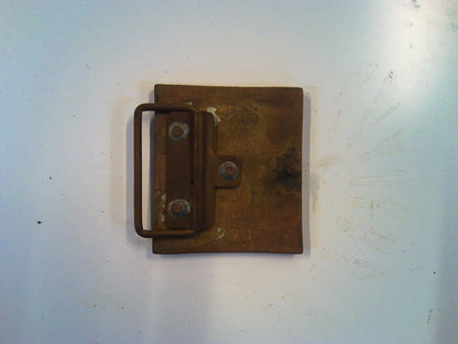 Suzuki vintage brass belt buckle