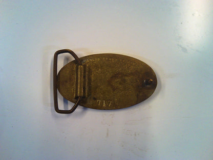 Honda vintage brass belt buckle