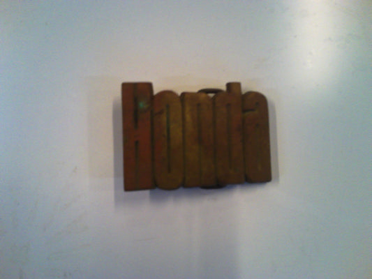 1978 Honda vintage brass belt buckle