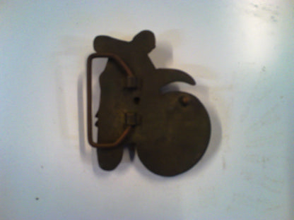 1979 Motocross vintage brass belt buckle