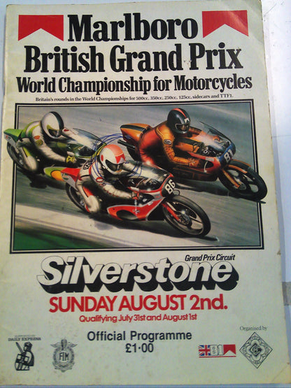 Set of Marlboro British GP and TransAtlantic Trophy programme guides