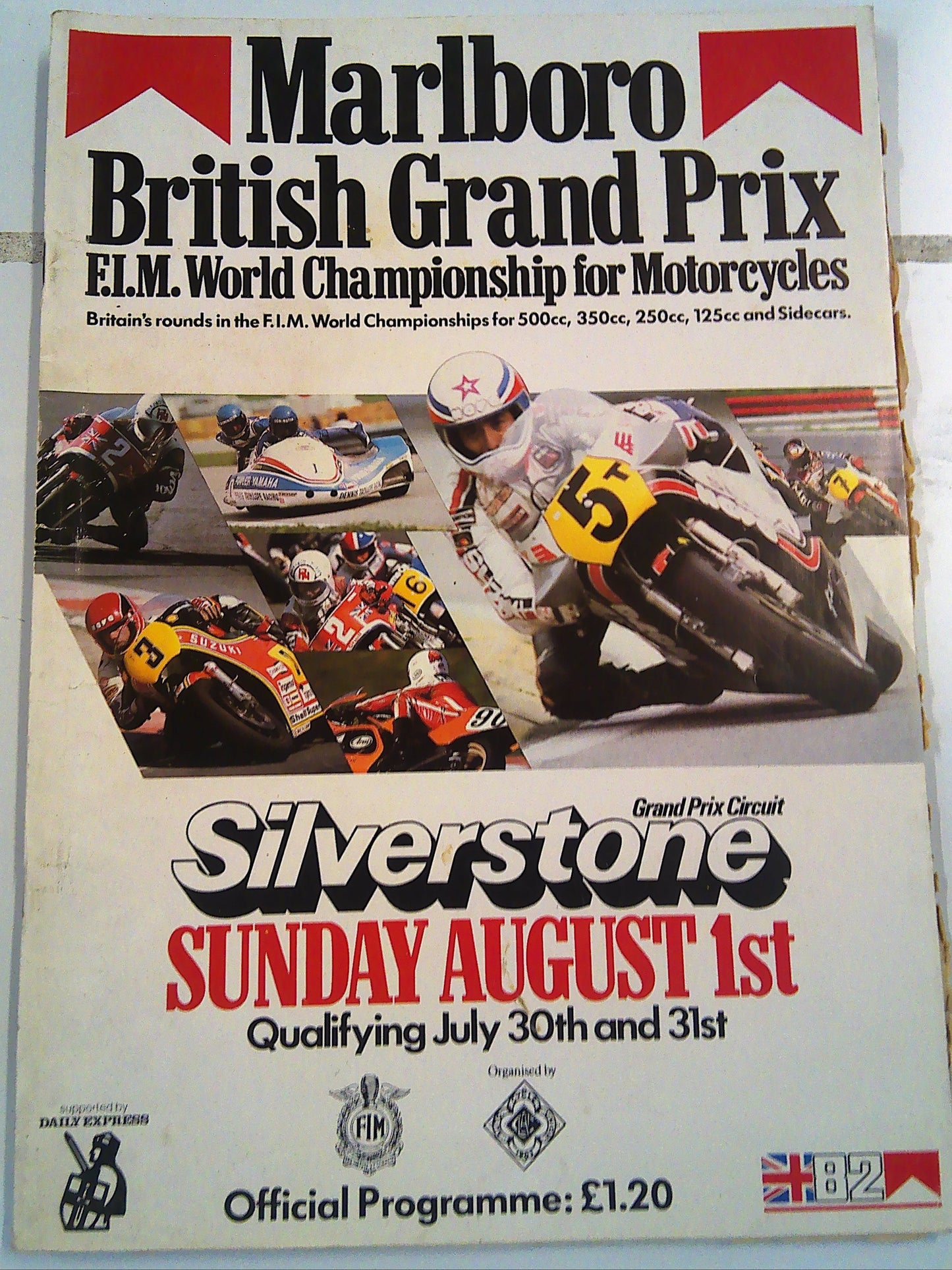 Set of Marlboro British GP and TransAtlantic Trophy programme guides
