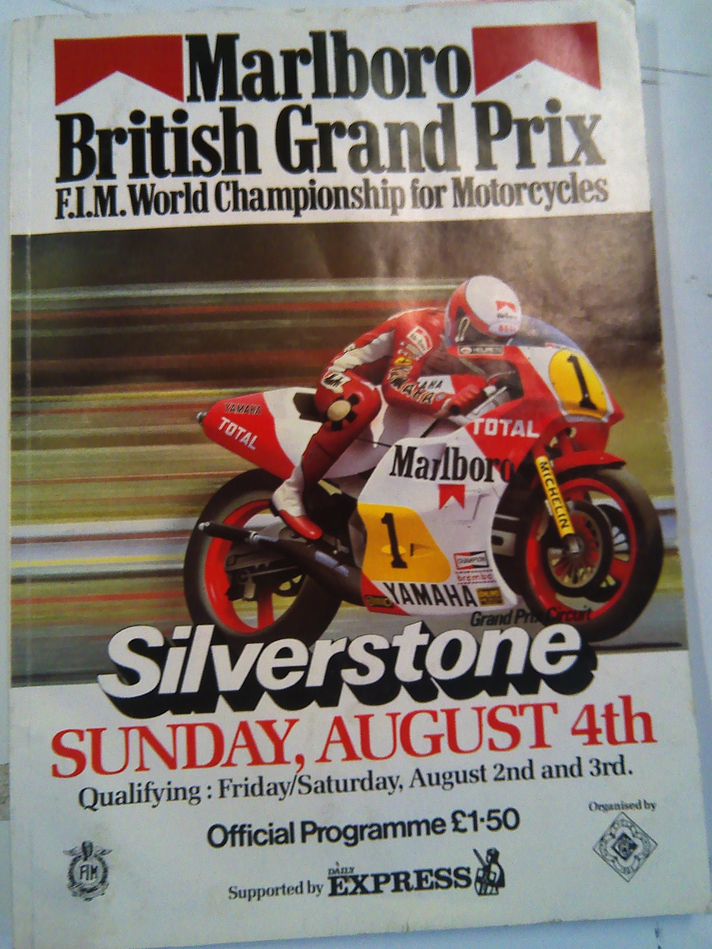 Set of Marlboro British GP and TransAtlantic Trophy programme guides