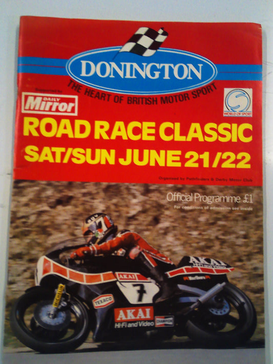 June 21st/22nd 1980 Donington Programme