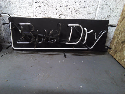 Bud Dry vintage neon light