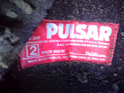 1983 Mick Grant Stadium Pulsar vintage helmet