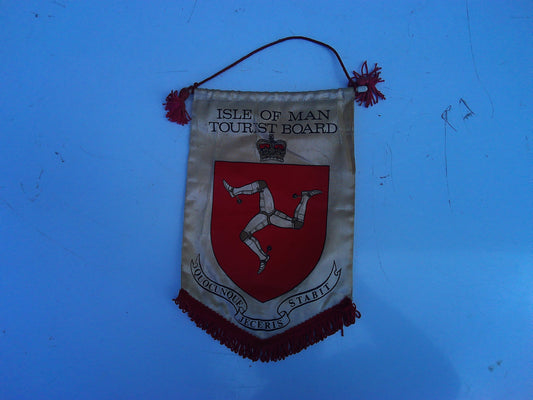Vintage Isle of Man tourist board pennant