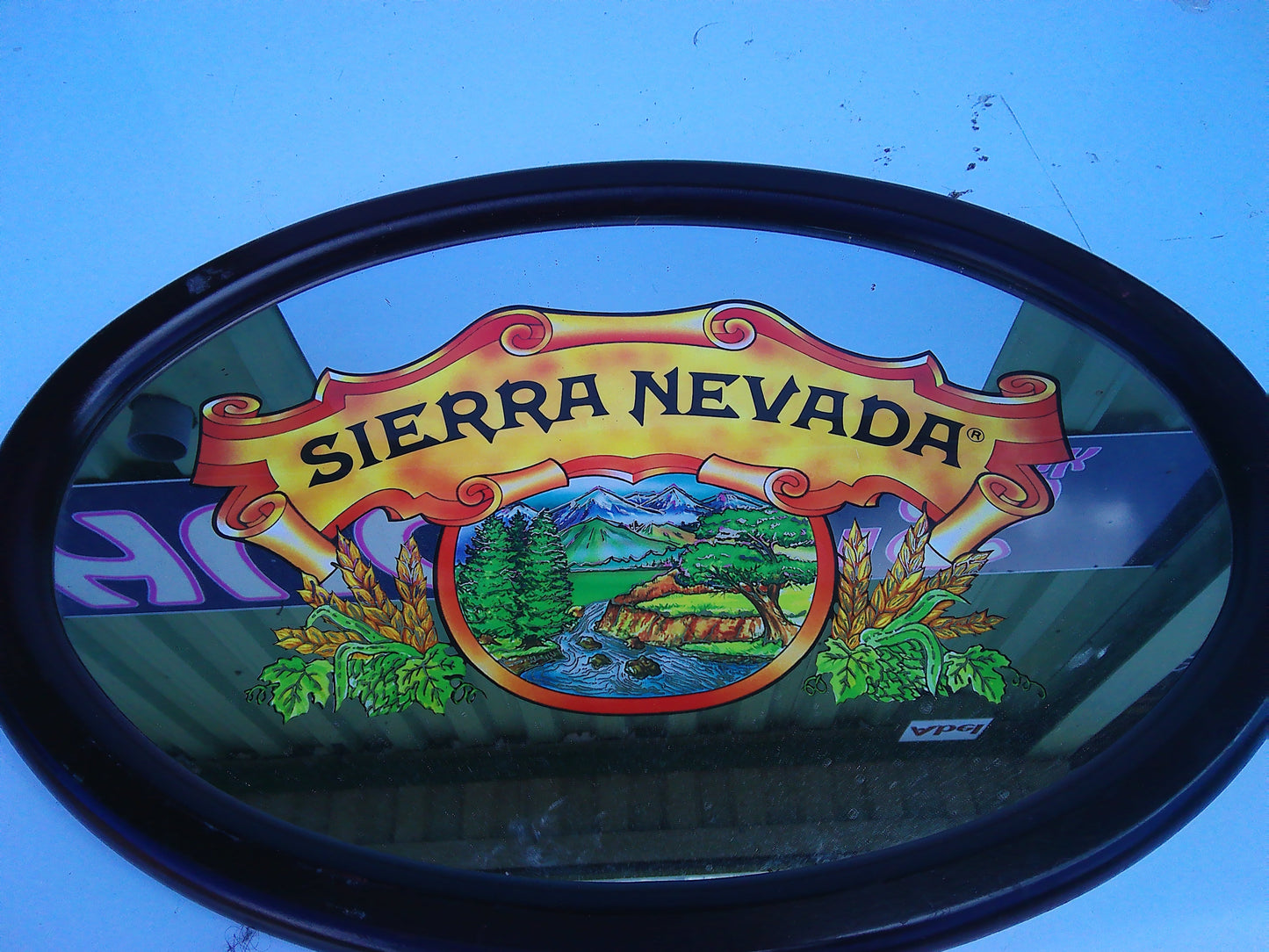 Vintage Sierra Nevada decorative mirror