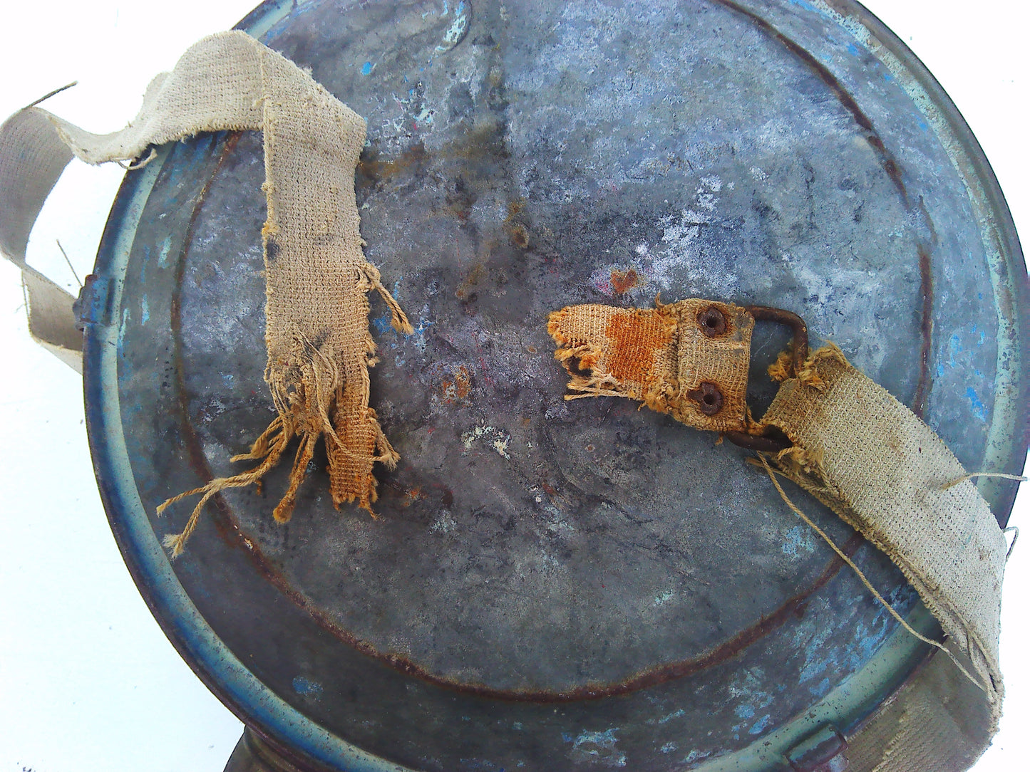 Vintage metal water bottle