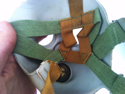 NOS Vintage 1940s rubber gas mask