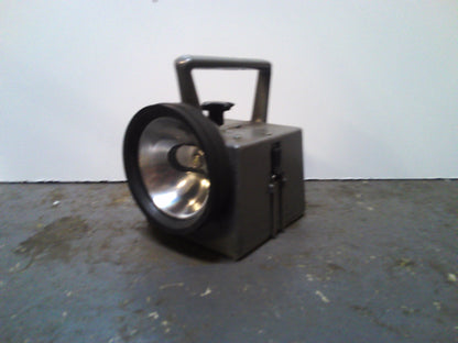 Vintage metal British Railways Bardic signal lamp