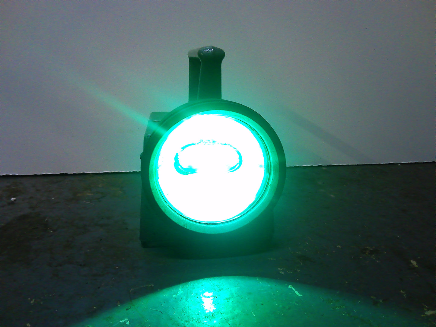Vintage metal British Railways Bardic signal lamp