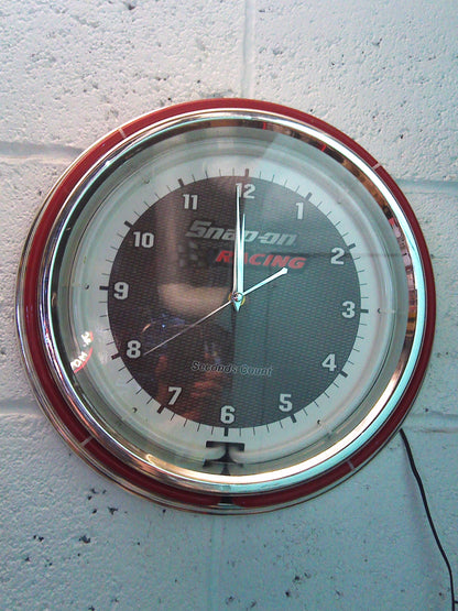 Vintage Snap-On neon clock