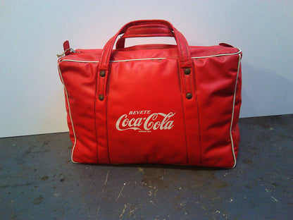 1960s Bevete Coca Cola red vinyl cool bag