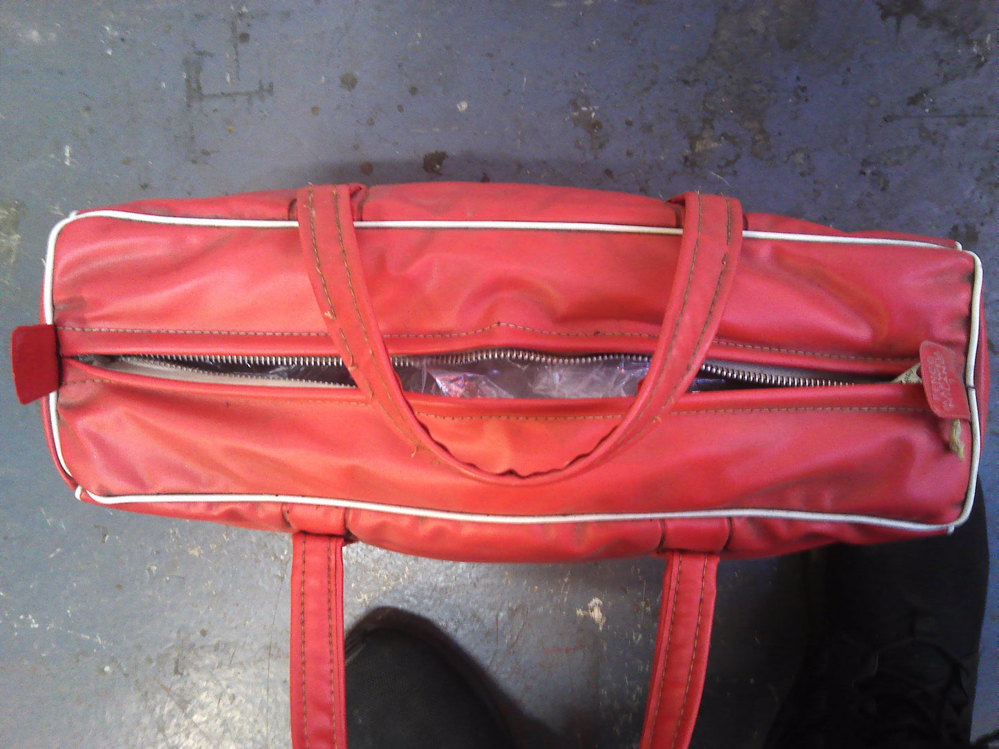 1960s Bevete Coca Cola red vinyl cool bag