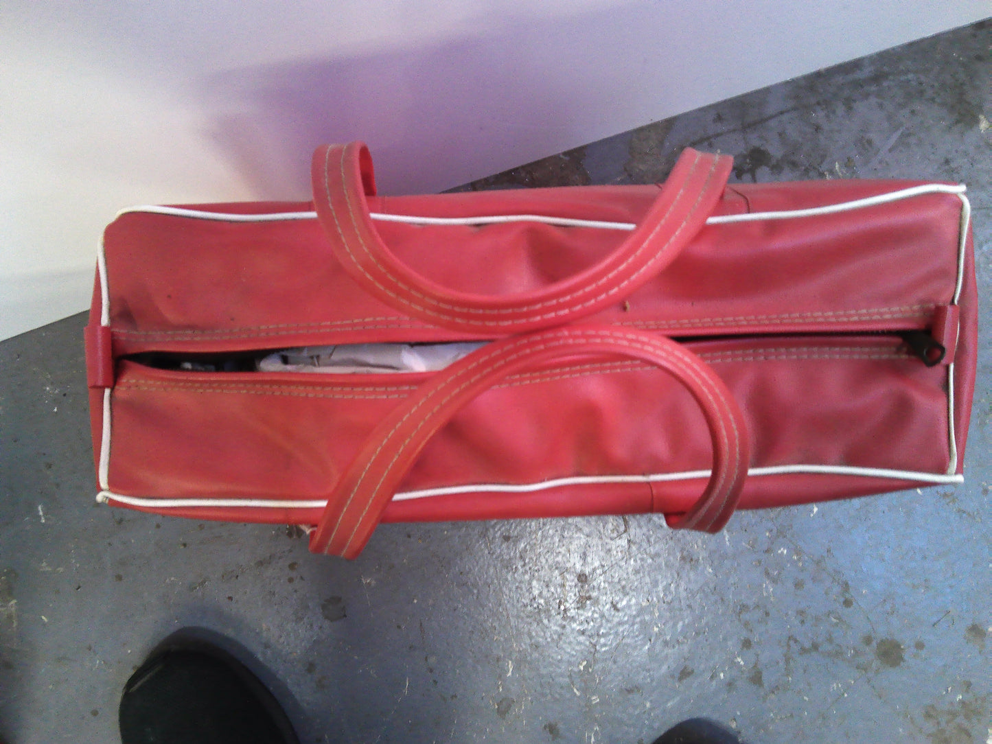 1960s Drink Coca Cola red vinyl cool bag