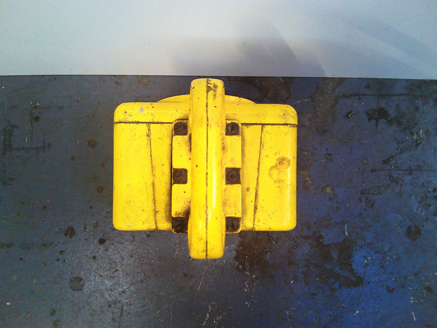 1960/70s Yellow US Navy Ship/Battle lantern