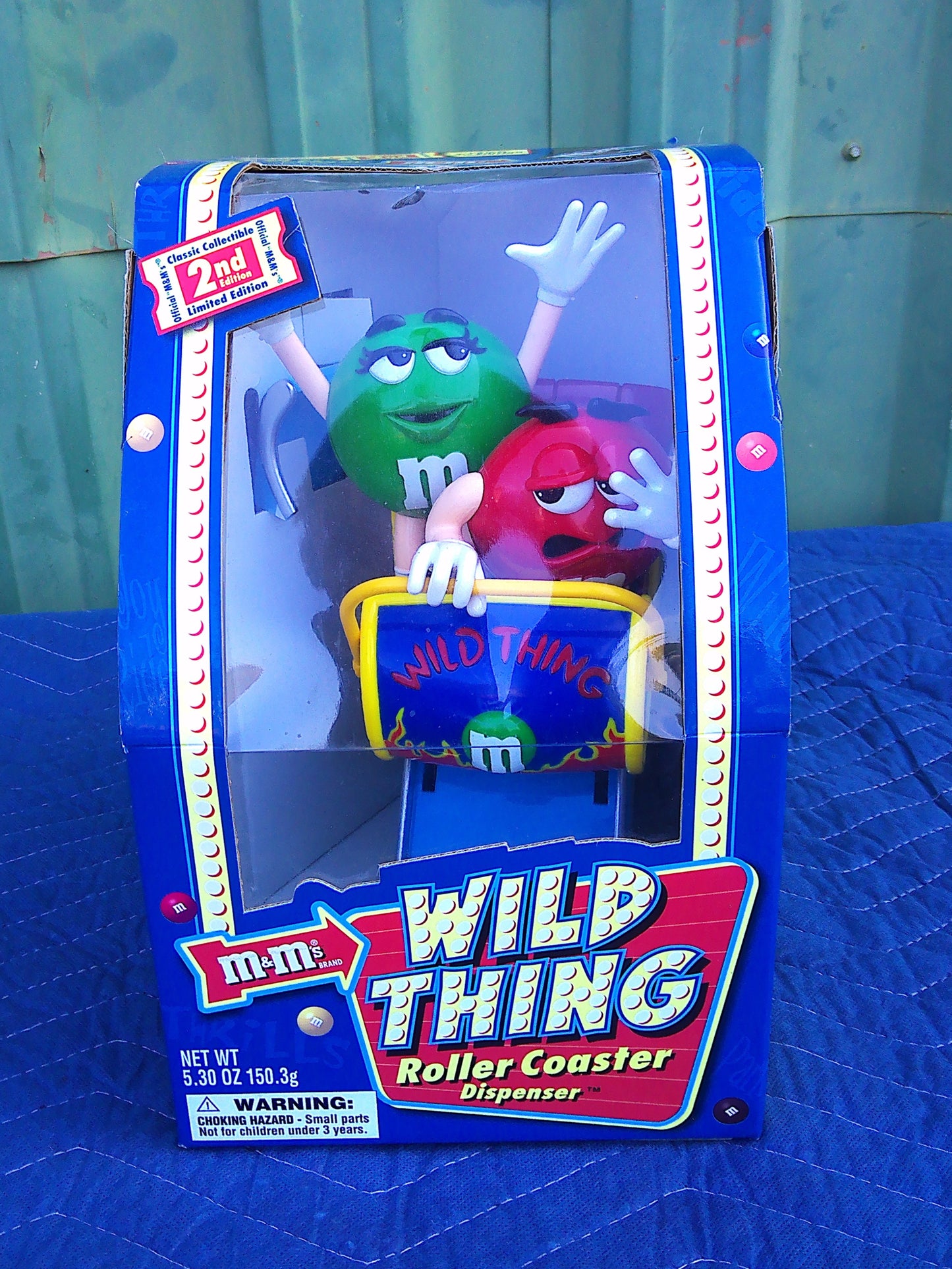 NOS 2002 2nd Edition M&Ms Wild Thing candy dispenser