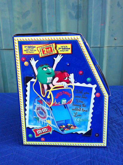 NOS 2002 2nd Edition M&Ms Wild Thing candy dispenser