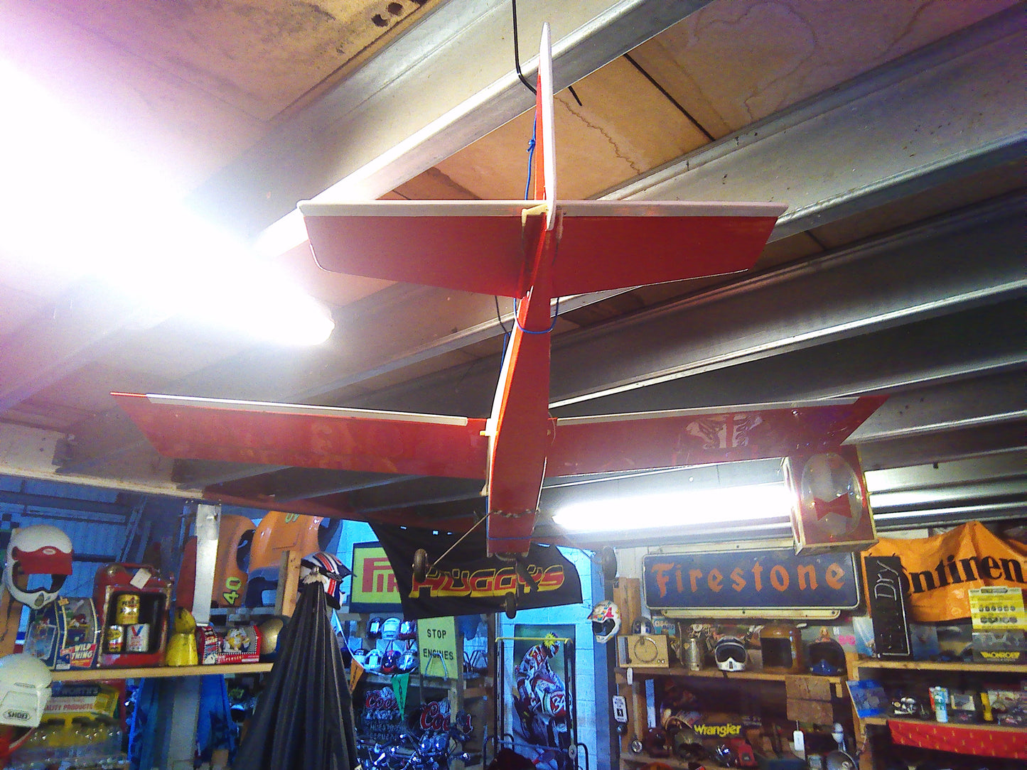 Vintage Great Planes PT-40(?) model plane
