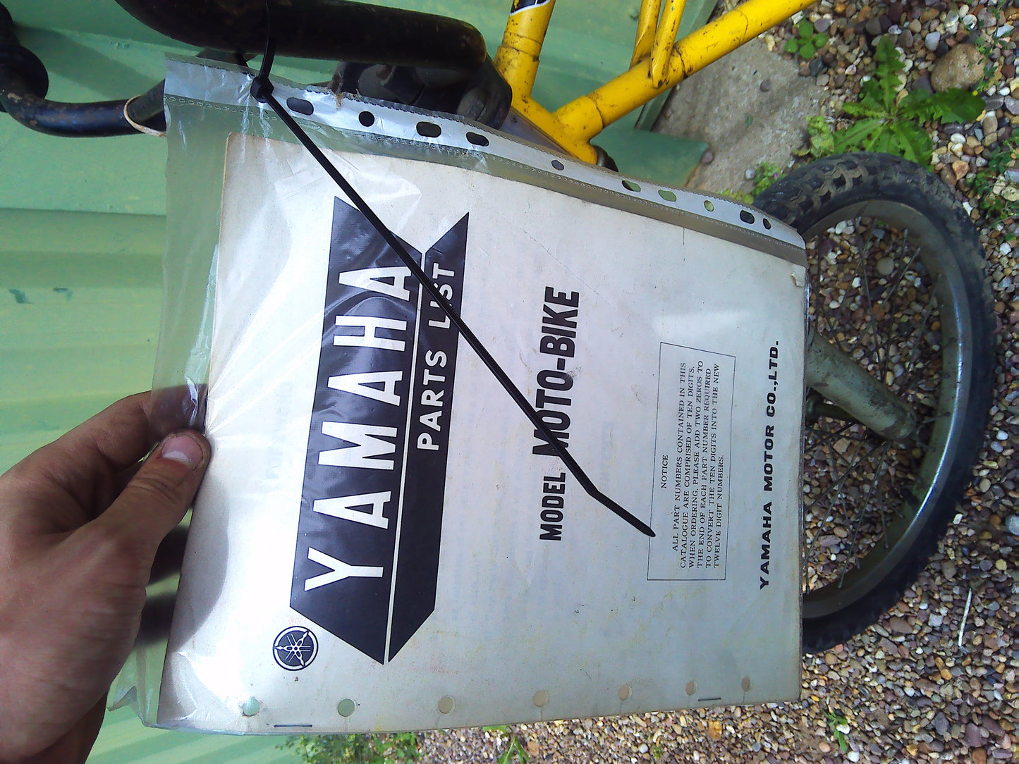 Vintage Yamaha Moto-bike BMX Yellow