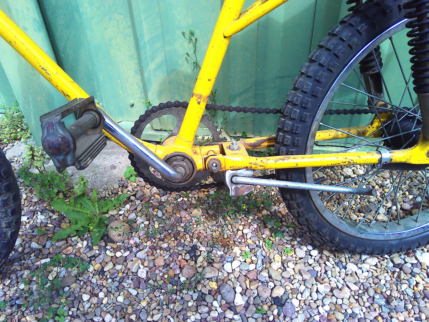 Vintage Yamaha Moto-bike BMX Yellow