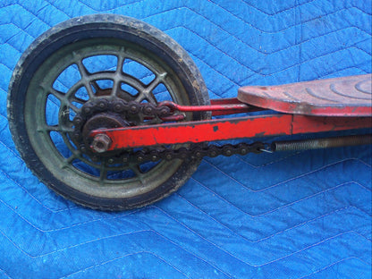 Vintage 1960s 'MG' metal Kick Scooter
