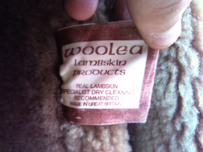 Vintage Woolea Lambskin Jacket Size 40"