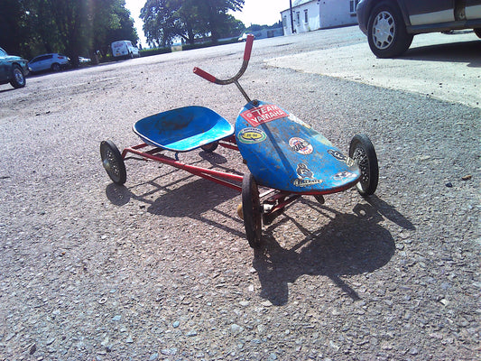 Vintage Raleigh metal pedal car