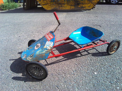 Vintage Raleigh metal pedal car