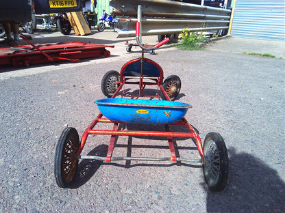 Vintage Raleigh metal pedal car