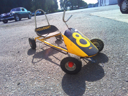 Vintage Raleigh Speed Eight metal pedal car