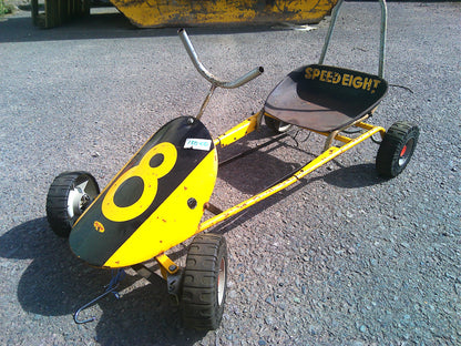 Vintage Raleigh Speed Eight metal pedal car