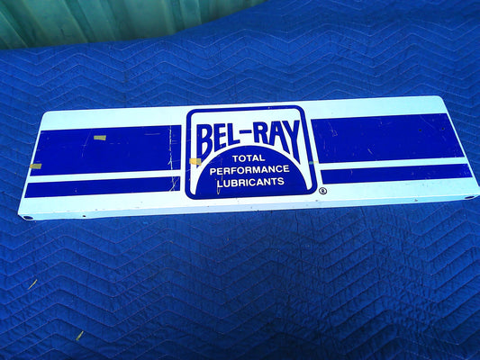 Vintage Bel-Ray Enamel(?) dealer sign