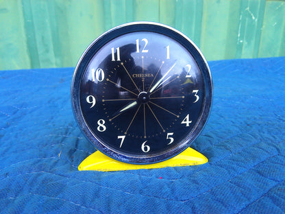 Vintage Chelsea 2 yellow alarm clock