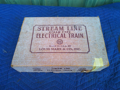 Vintage Streamline Electric Train by Louis Marx and Co.