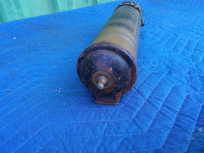 Late 19th Century Vintage Pyrene fire extinguisher with wall holder