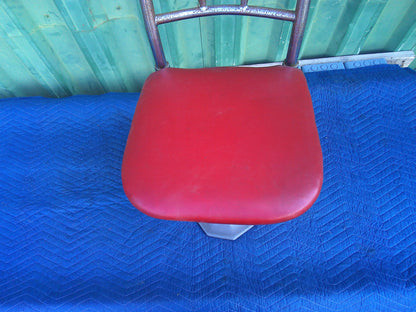 Set of 5 1940s/ Civil Rights Era vintage parlour style swivel stools