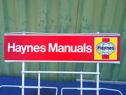 NOS(?) Haynes Manuals vintage display rack