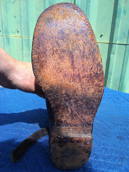 Vintage Fussel's Leather Wellingtons
