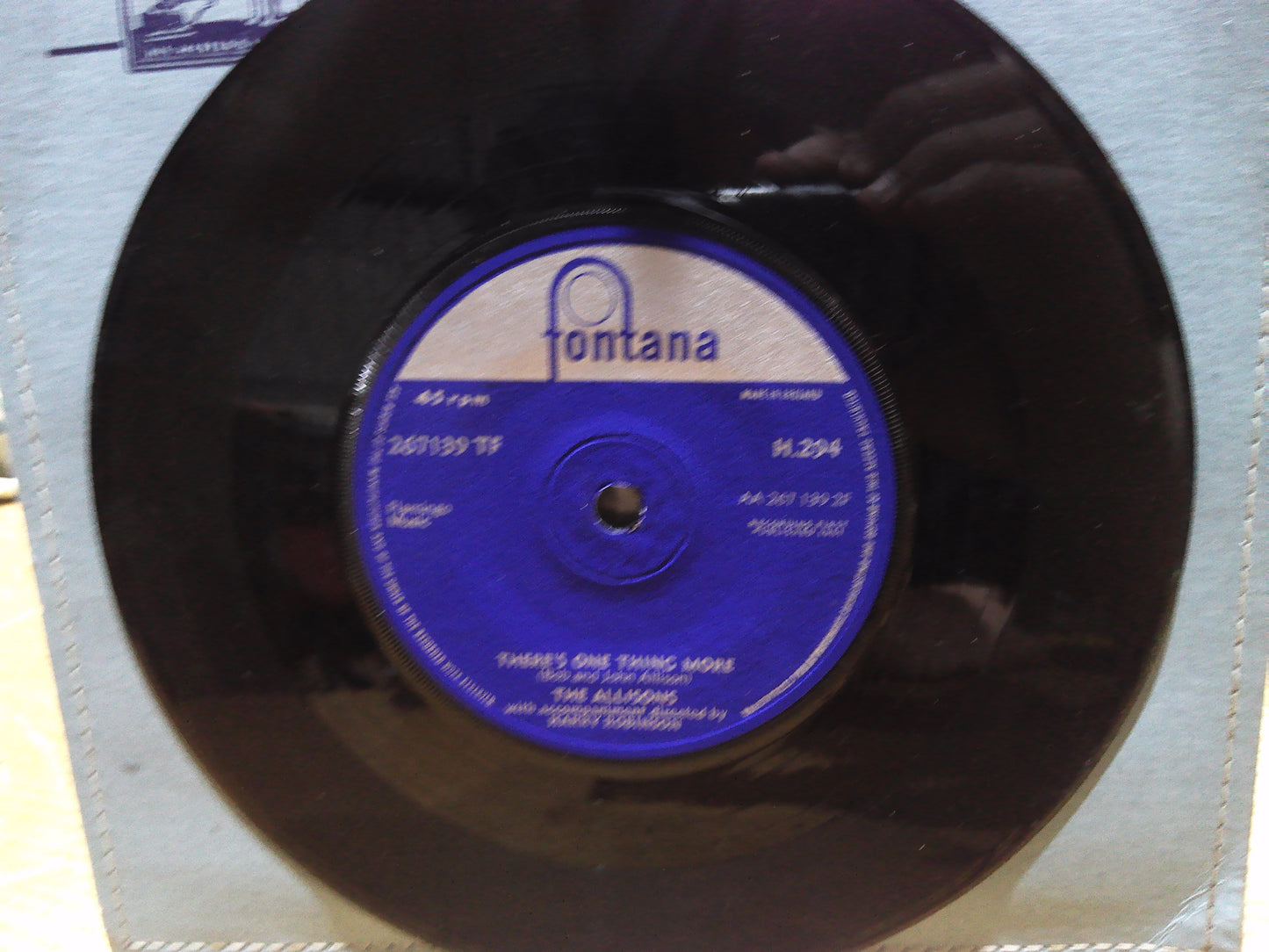 Are You Sure/ There's One Thing More by The Allisons vintage record
