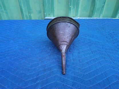 Vintage metal funnel