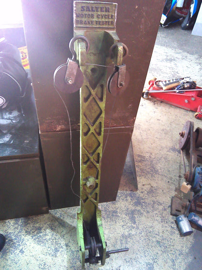 Salter vintage metal motorcycle Brake tester