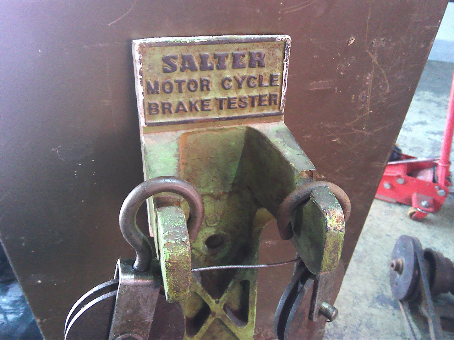 Salter vintage metal motorcycle Brake tester