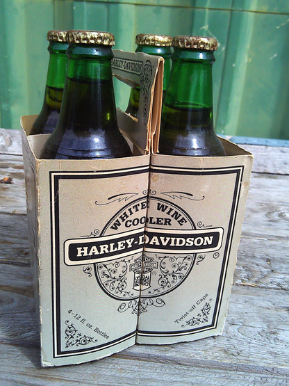 Genuine Harley Davidson wine bottles 4 pack