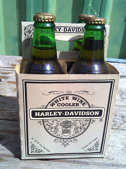 Genuine Harley Davidson wine bottles 4 pack
